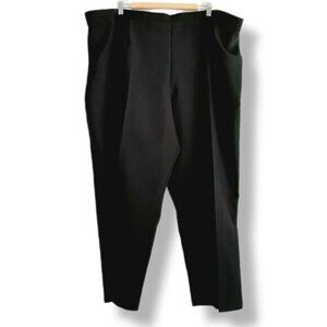 PENNINGTONS Boston Fit High Waist Pull-on Dress Pants Black Sz 28 P